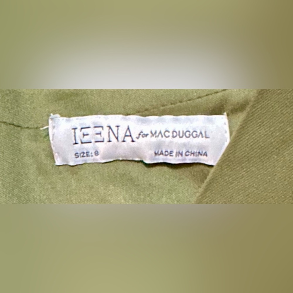 Ieena for MacDugall Jersey Semi-Formal Butterfly Sleeve A-line Midi Dress ZB6 - Picture 8 of 8